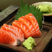 Gỏi cá Hồi cắt miếng tại cá Hồi Sam Sip Sơn La Gỏi cá Hồi cắt miếng tại cá Hồi Sam Sip Sơn La